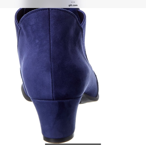 Arche Musc Blue Suede Bootie New 8.5M - Picture 2 of 3